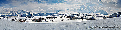 4. Alpe di Siusi, widok na południe