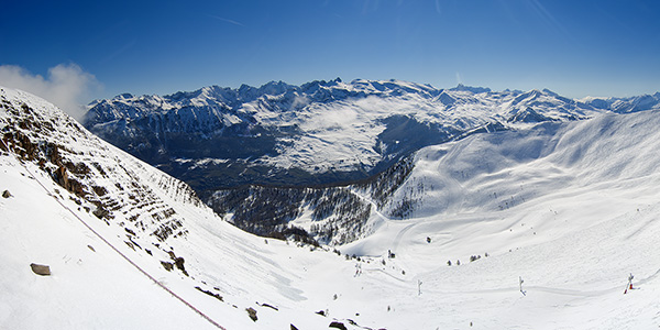 Risoul Vars Francja panorama