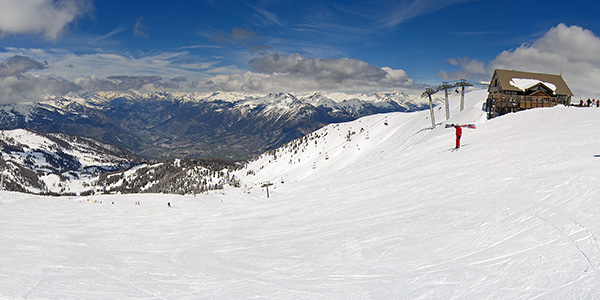 Risoul Vars Francja panorama