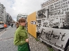 Friedrichstrasse - miejsce gdzie był mur berliński