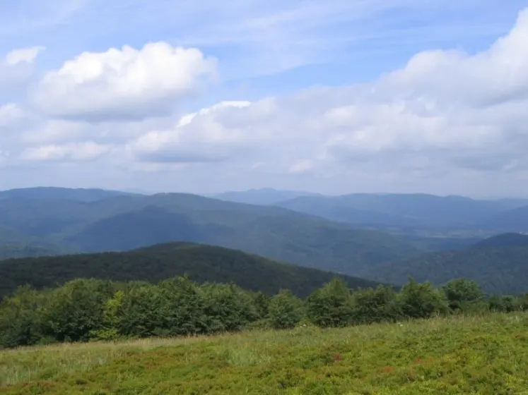 Bieszczady 2007 – Rabia Skała – Kremenaros – Wlk. i Mł. Rawka – 29 07 2007, zdjęcie 12