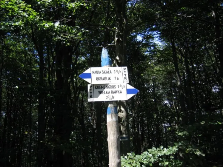 Bieszczady 2007 – Rabia Skała – Kremenaros – Wlk. i Mł. Rawka – 29 07 2007, zdjęcie 32