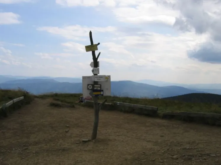 Bieszczady 2007 – Rabia Skała – Kremenaros – Wlk. i Mł. Rawka – 29 07 2007, zdjęcie 53