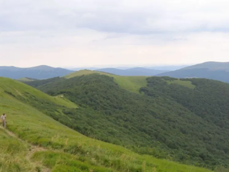 Bieszczady 2007 – Rabia Skała – Kremenaros – Wlk. i Mł. Rawka – 29 07 2007, zdjęcie 60