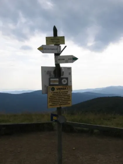 Bieszczady 2007 – Rabia Skała – Kremenaros – Wlk. i Mł. Rawka – 29 07 2007, zdjęcie 77
