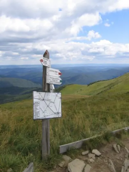 Bieszczady 2007 – Ustrzyki G. – Połonina Caryńska – Połonina Wetlińska – 30 07 2007, zdjęcie 37