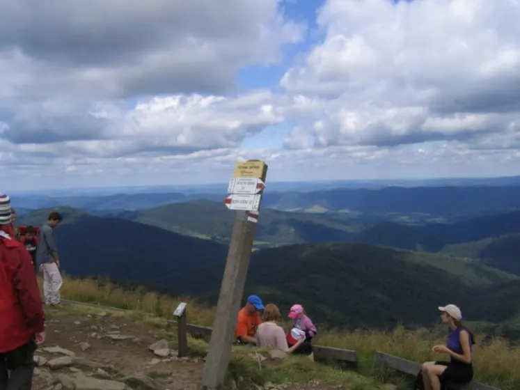 Bieszczady 2007 – Ustrzyki G. – Połonina Caryńska – Połonina Wetlińska – 30 07 2007, zdjęcie 41