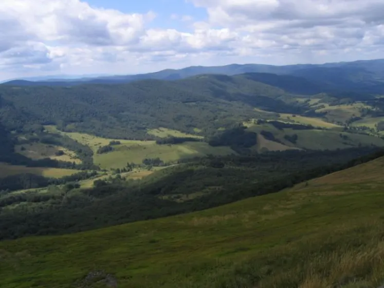 Bieszczady 2007 – Ustrzyki G. – Połonina Caryńska – Połonina Wetlińska – 30 07 2007, zdjęcie 42