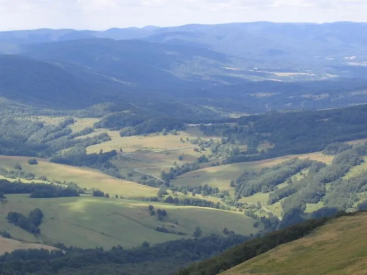 Bieszczady 2007 – Ustrzyki G. – Połonina Caryńska – Połonina Wetlińska – 30 07 2007, zdjęcie 44