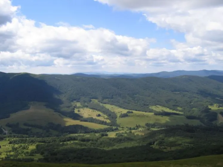 Bieszczady 2007 – Ustrzyki G. – Połonina Caryńska – Połonina Wetlińska – 30 07 2007, zdjęcie 48