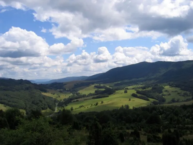 Bieszczady 2007 – Ustrzyki G. – Połonina Caryńska – Połonina Wetlińska – 30 07 2007, zdjęcie 75
