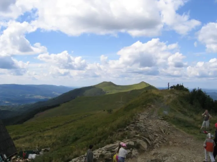 Bieszczady 2007 – Ustrzyki G. – Połonina Caryńska – Połonina Wetlińska – 30 07 2007, zdjęcie 88
