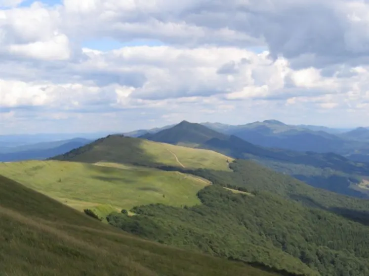 Bieszczady 2007 – Ustrzyki G. – Połonina Caryńska – Połonina Wetlińska – 30 07 2007, zdjęcie 109