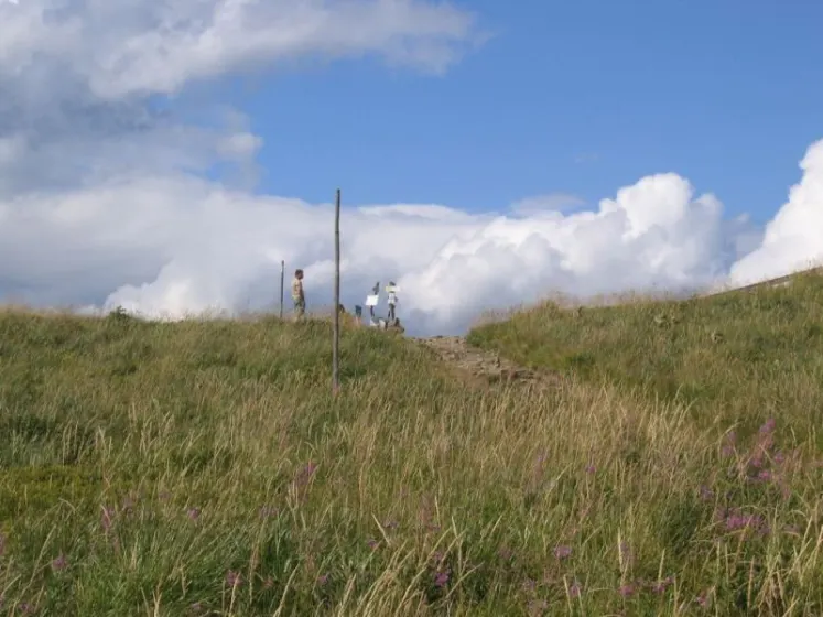 Bieszczady 2007 – Ustrzyki G. – Połonina Caryńska – Połonina Wetlińska – 30 07 2007, zdjęcie 135